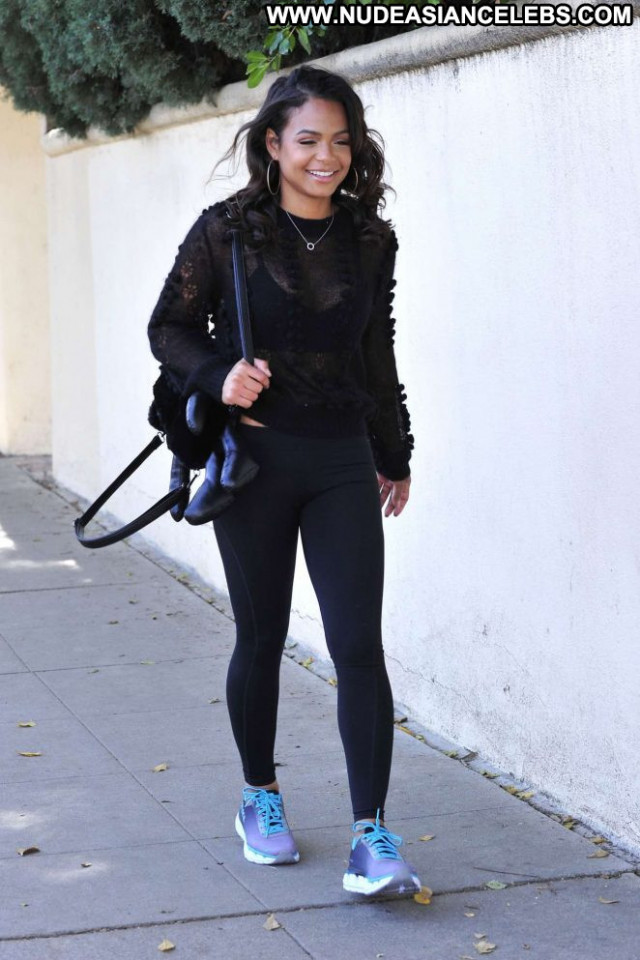 Christina Milian Los Angeles Paparazzi Celebrity Posing Hot Beautiful